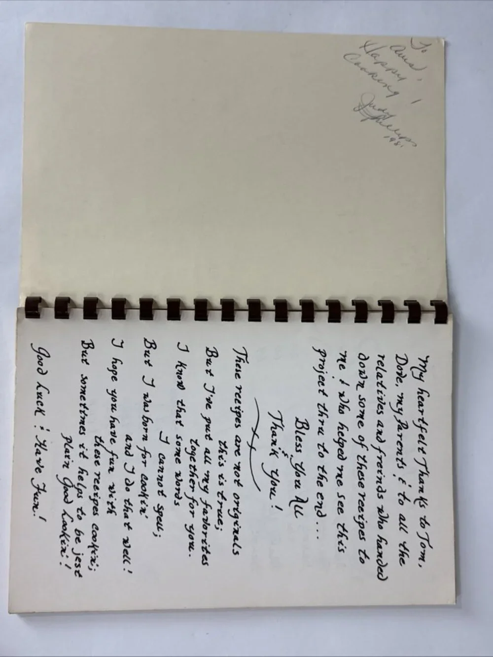 1981 Reflections and Confections of the Adirondacks Cookbook Judy Phillips